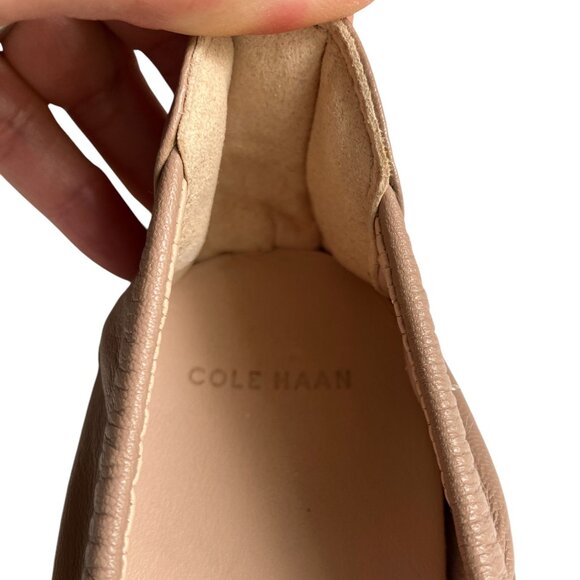 Cole Haan Jenni II Leather Ballet Flat color Maple Sugar Womens size 9.5 B - Picture 10 of 16